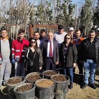 Bandırma Belediyesi'nden Fidan Hazırlıkları