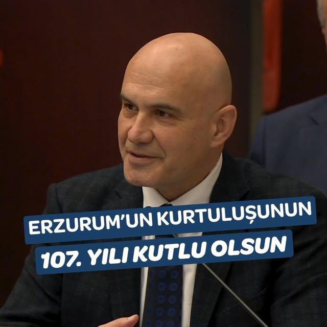 Erzurum'un Kurtuluşunun 107. Yılı Kutlandı