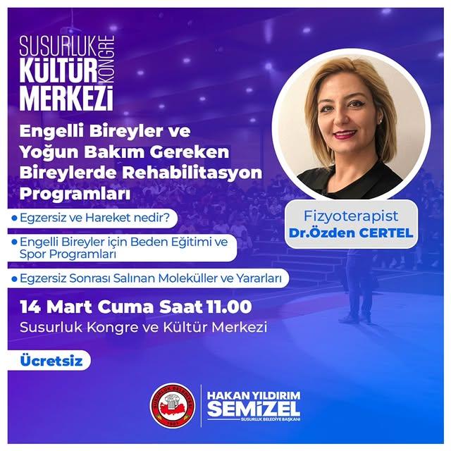 Susurluk Belediyesi'nden Engelli Bireyler İçin Rehabilitasyon Programları