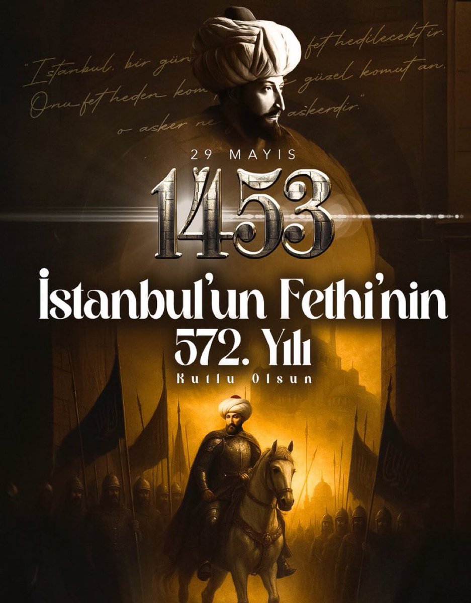 İstanbul'un Fethi'nin 572. Yıl Dönümünde Anma Töreni Düzenlendi
