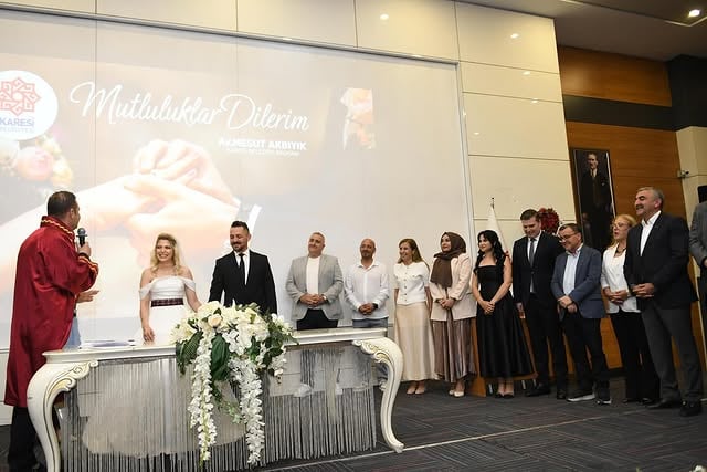 Ahmet Akın, Sema ve Semih Çiftinin Nikah Törenine Katıldı