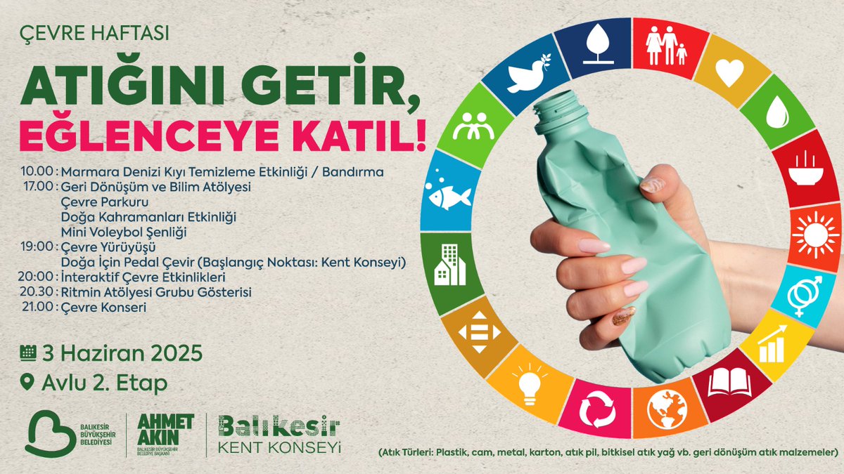 Balıkesir'de Çevre Haftası Etkinlikleriyle Doğaya Destek