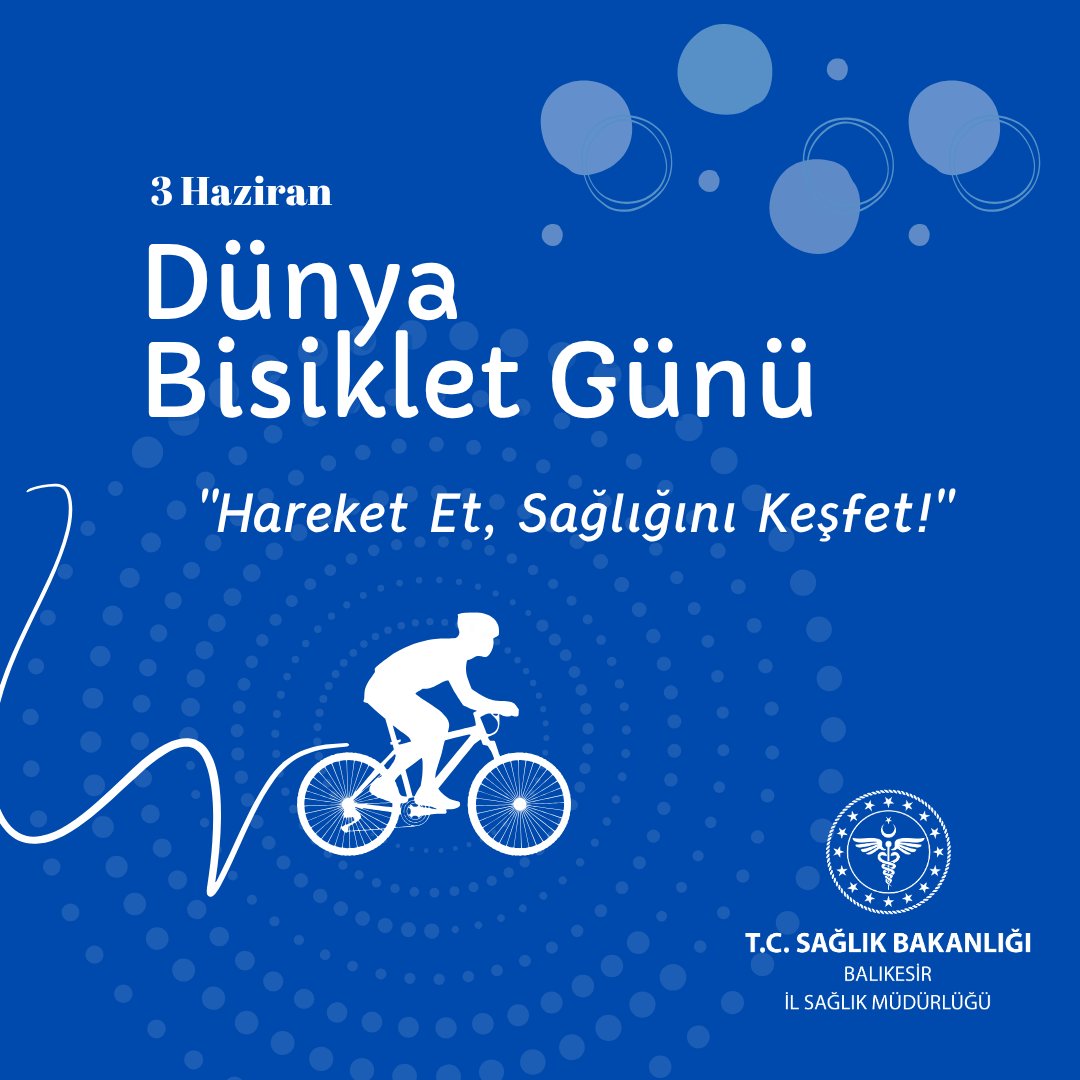 Balıkesir'de Dünya Bisiklet Günü'nde Sağlıklı Yaşam Vurgusu