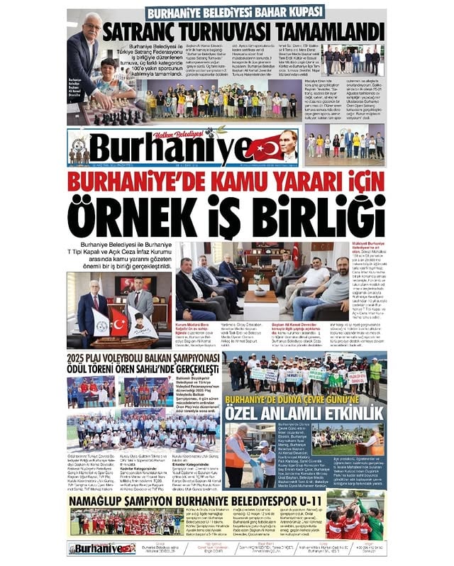 Burhaniye Belediyesi'nin Güncel Gazetesi Yayımlandı