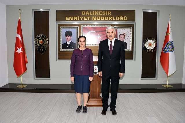Balıkesir Emniyet Müdürlüğünü Ayşıl Öztürk Ziyaret Etti