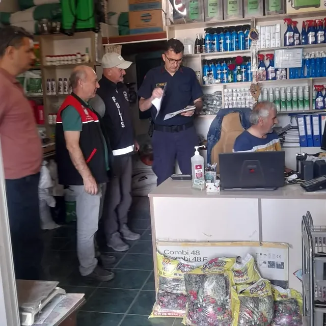 Edremit'te Gübre ve LPG İstasyonlarına Denetim Yapıldı