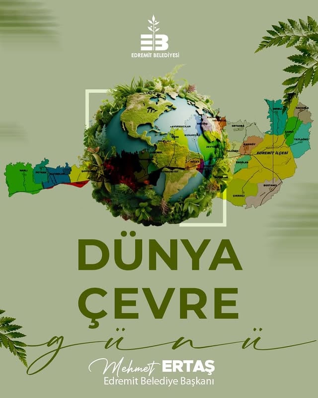Edremit Belediyesi Dünya Çevre Günü'ne Vurgu Yaptı: Gelecek Seçimlerimizde Gizli