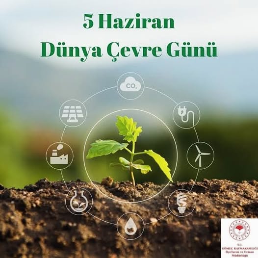 Gömeç İlçe Tarım ve Orman Müdürlüğü'nden Dünya Çevre Günü Mesajı