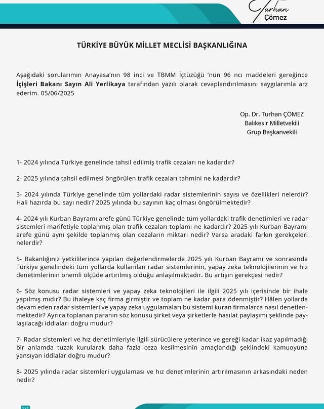 Trafik Cezalarında Rekor Tahsilat: AKP Hedefi Aştı