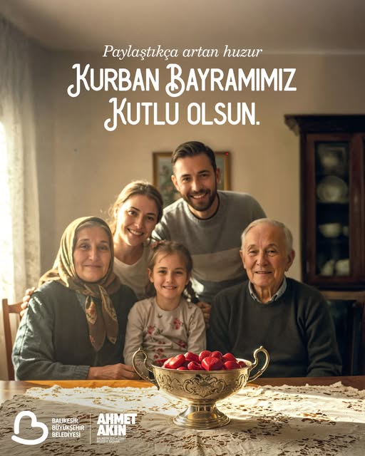 Balıkesir'de Bayram Coşkusu: Başkan Akın'dan Kutlama Mesajı