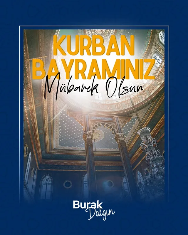 Burak Dalgın'dan Kurban Bayramı Mesajı
