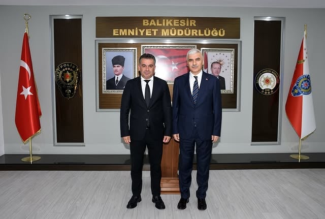 Balıkesir Emniyet Müdürlüğünü DSİ Bölge Müdürü Ziyaret Etti