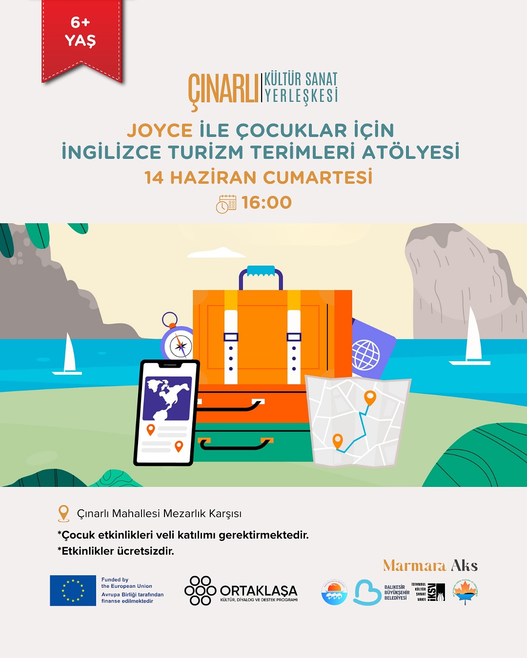 Marmara Adalar'da Çocuklar İçin İngilizce Turizm Terimleri Atölyesi Düzenleniyor