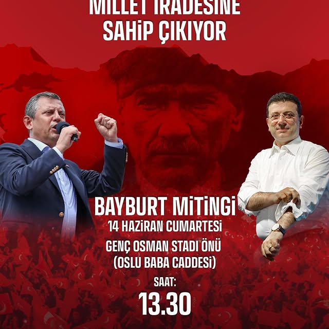 CHP Balıkesir Milletvekili Aytekin'den Bayburt'ta Özgürlük Mitingi Çağrısı