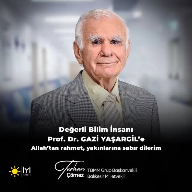 Prof. Dr. Gazi Yaşargil Hayatını Kaybetti: Türk Beyin Cerrahisinin Öncü İsmi Vefat Etti
