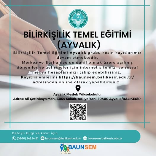 Balıkesir Üniversitesi'nde Bilirkişilik Temel Eğitimi Başlıyor