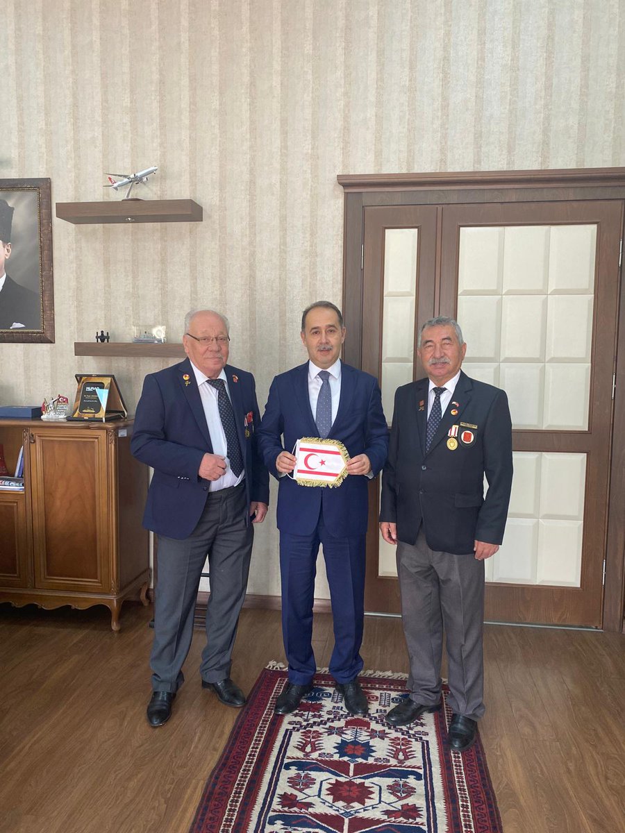 Bandırma Kaymakamlığı'na Muharip Gazilerden Ziyaret