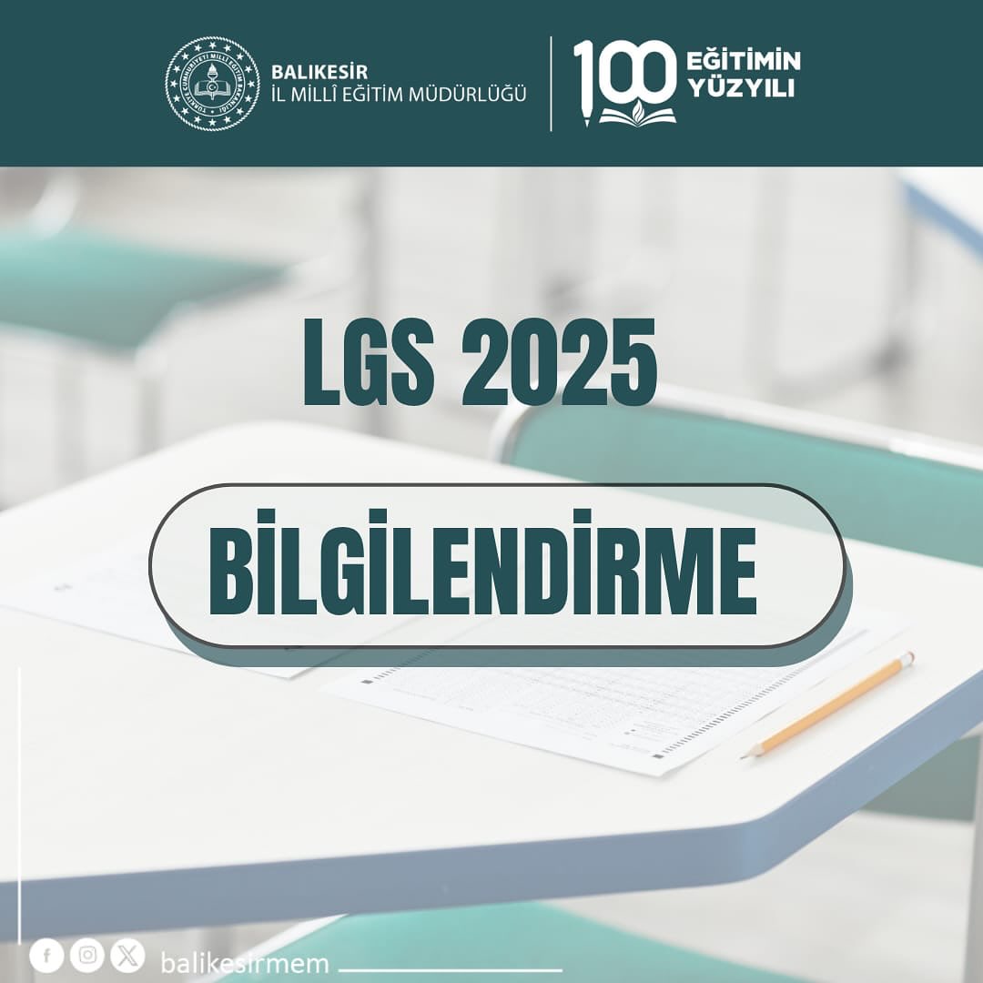 Balıkesir'de LGS Sınavı 15 Haziran'da Yapılacak: 11 Bin Öğrenci Sınavda