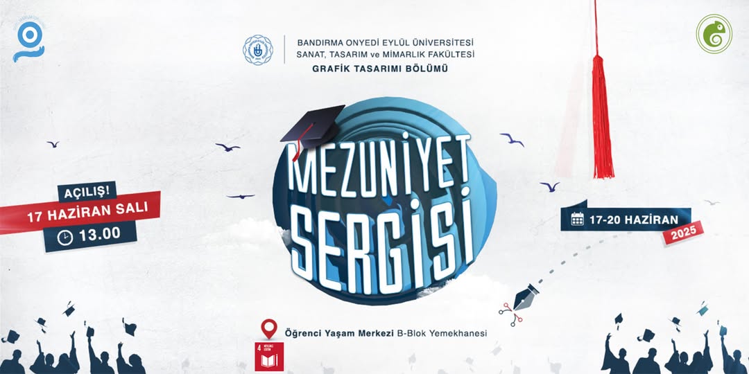 Bandırma 17 Eylül Üniversitesi Grafik Tasarımı Mezuniyet Sergisi Açılıyor