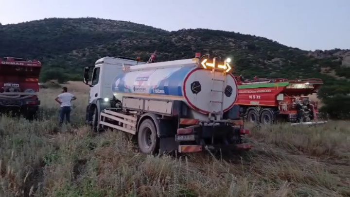 Sındırgı'da Orman Yangınına Hızlı Müdahale