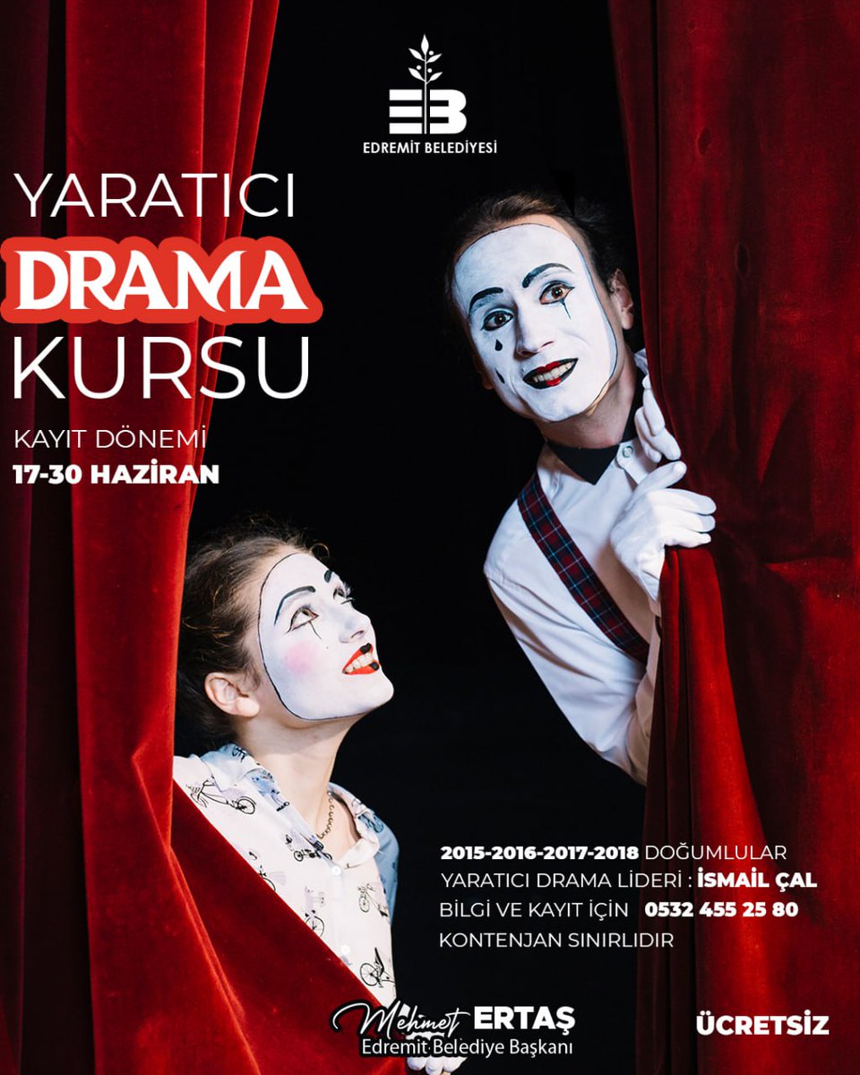 Edremit Belediyesi'nden Çocuklara Yaratıcı Drama Kursu