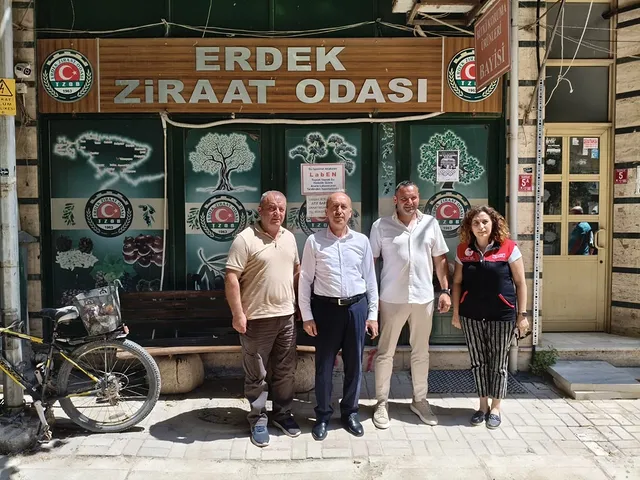 Balıkesir İl Tarım ve Orman Müdürü Düzgün, Erdek ve Bandırma'da Tarım ve Hayvancılık Çalışmalarını Gözden Geçirdi