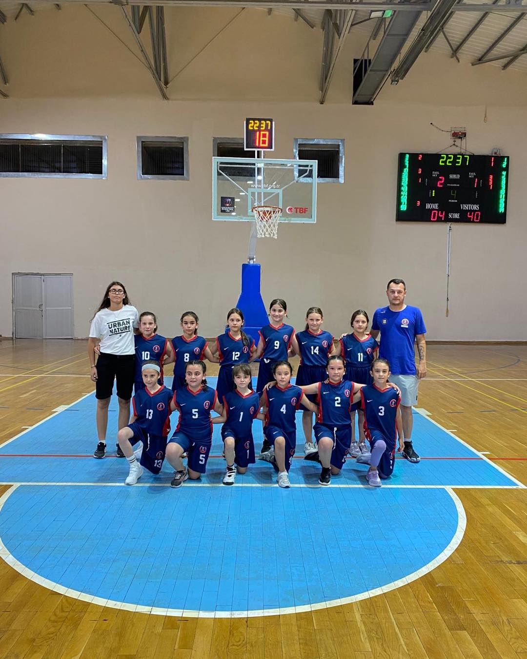 Havran Belediye Spor U10 Kız Basketbol Takımı Ayvalık'ta Galibiyet Elde Etti