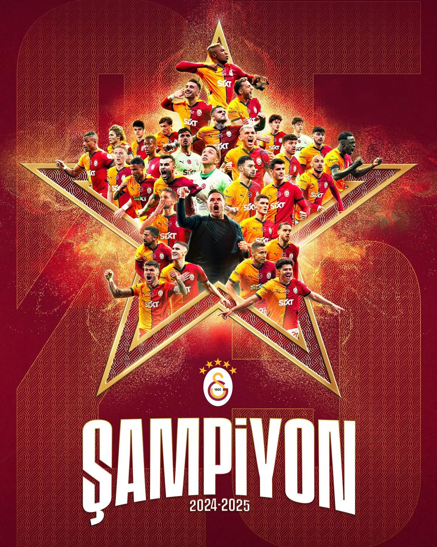 Galatasaray Süper Lig'de Şampiyon Oldu: AK Gençlik Ayvalık'tan Tebrik Mesajı