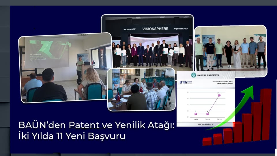 Balıkesir Üniversitesi'nden Patent ve Yenilik Atağı: Son İki Yılda 11 Başvuru