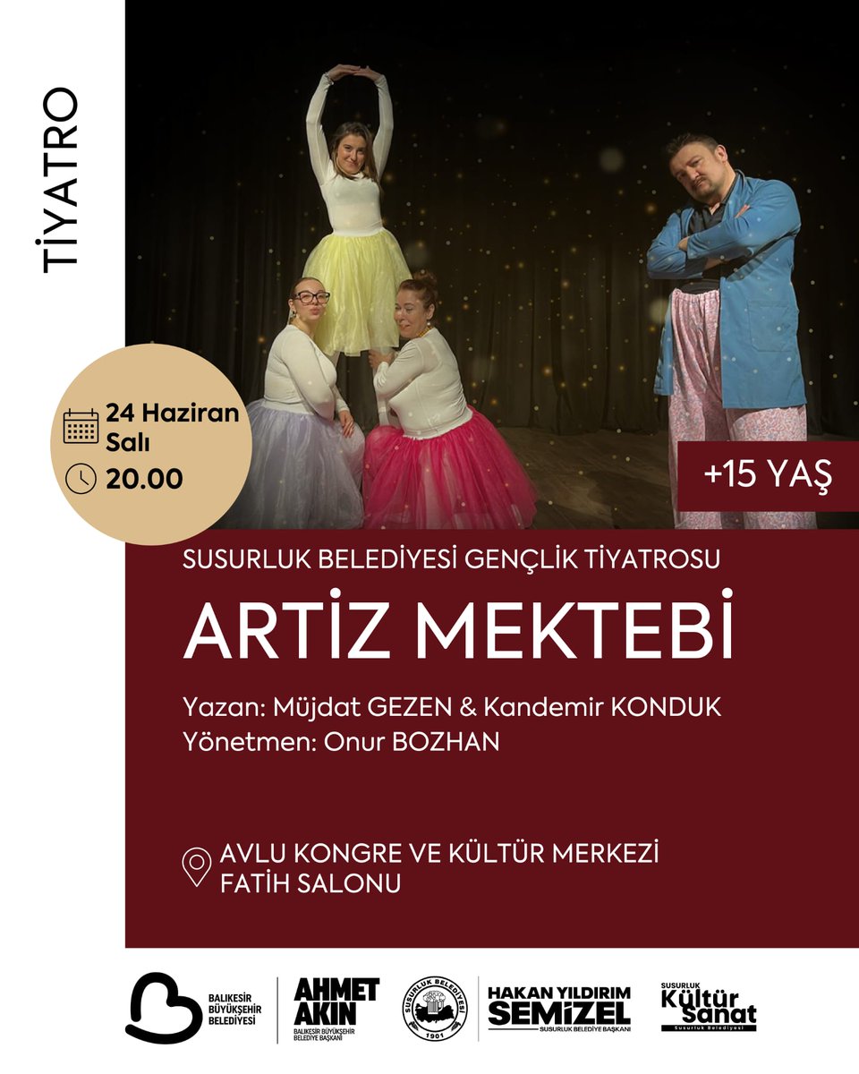 Susurluk Belediyesi Gençlik Tiyatrosu Sahneye Çıkıyor: 
