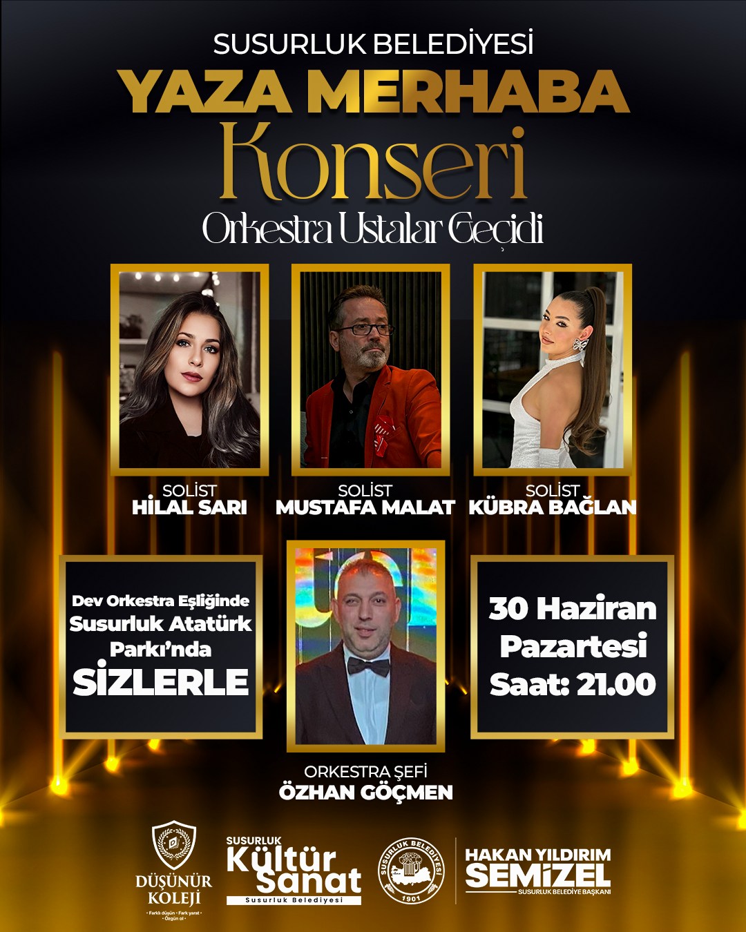 Susurluk'ta Yaz Müzikle Başlıyor: Atatürk Parkı'nda Dev Konser